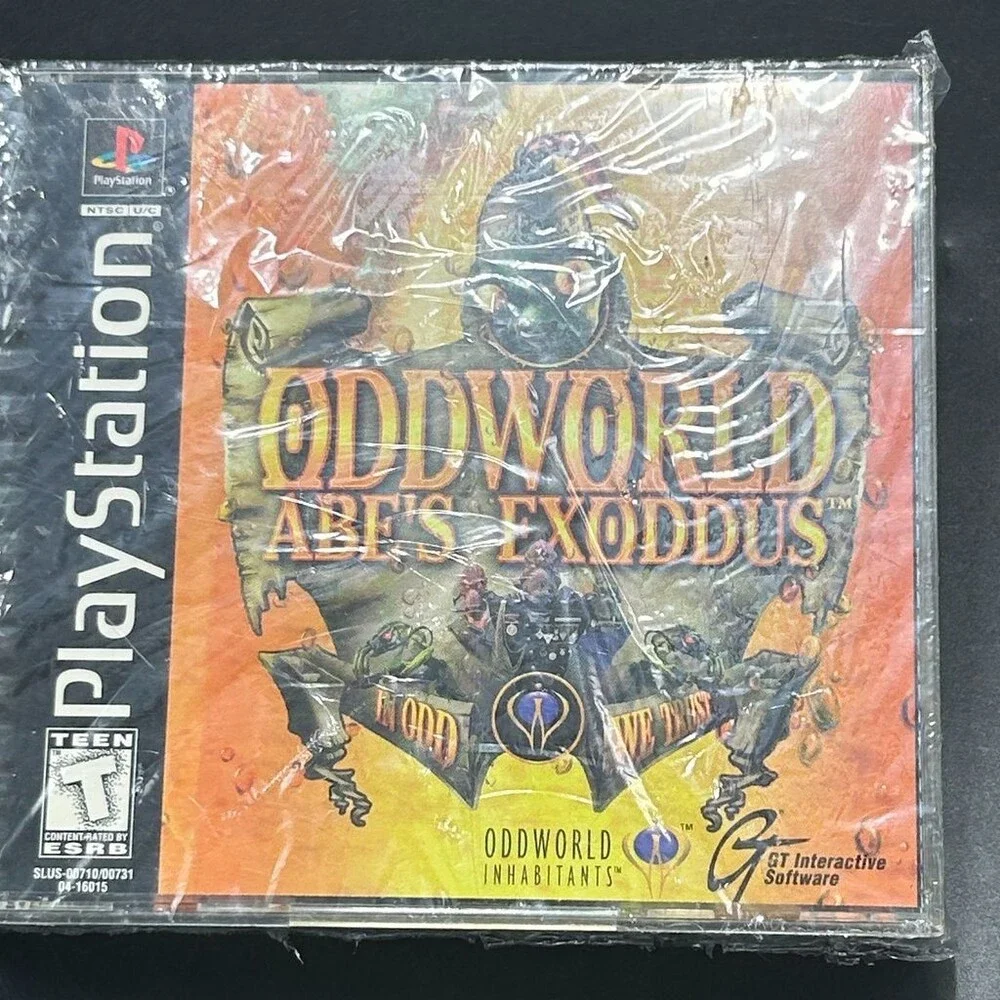 Oddworld: Abe's Exoddus 2-Disc PS1 (Sony PlayStation 1, 1998) CIB